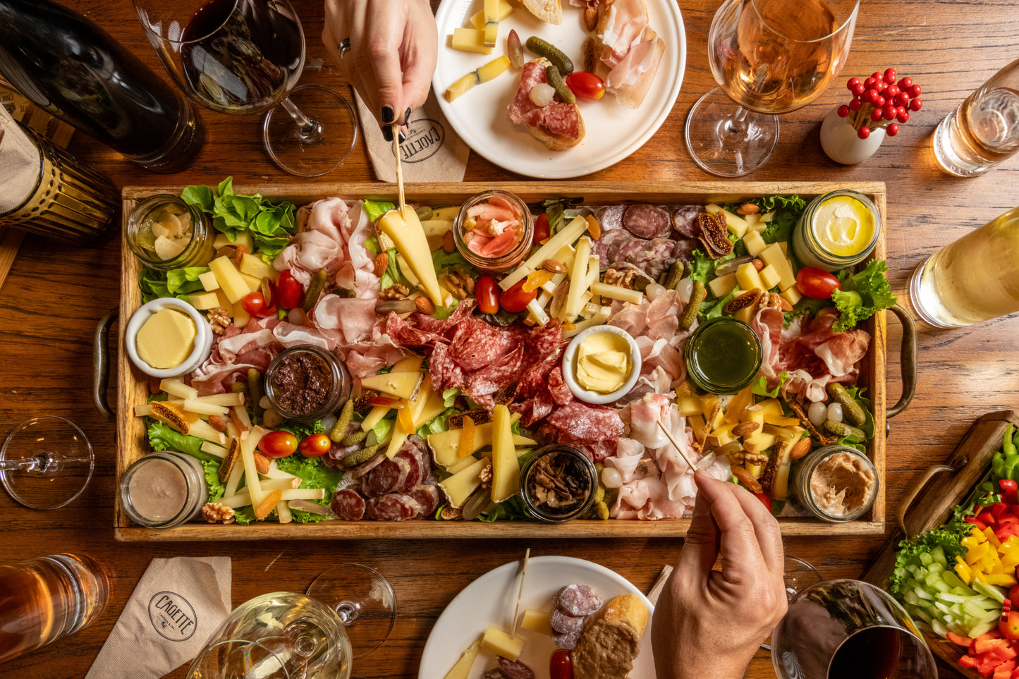 Party platter - cold cuts & cheese