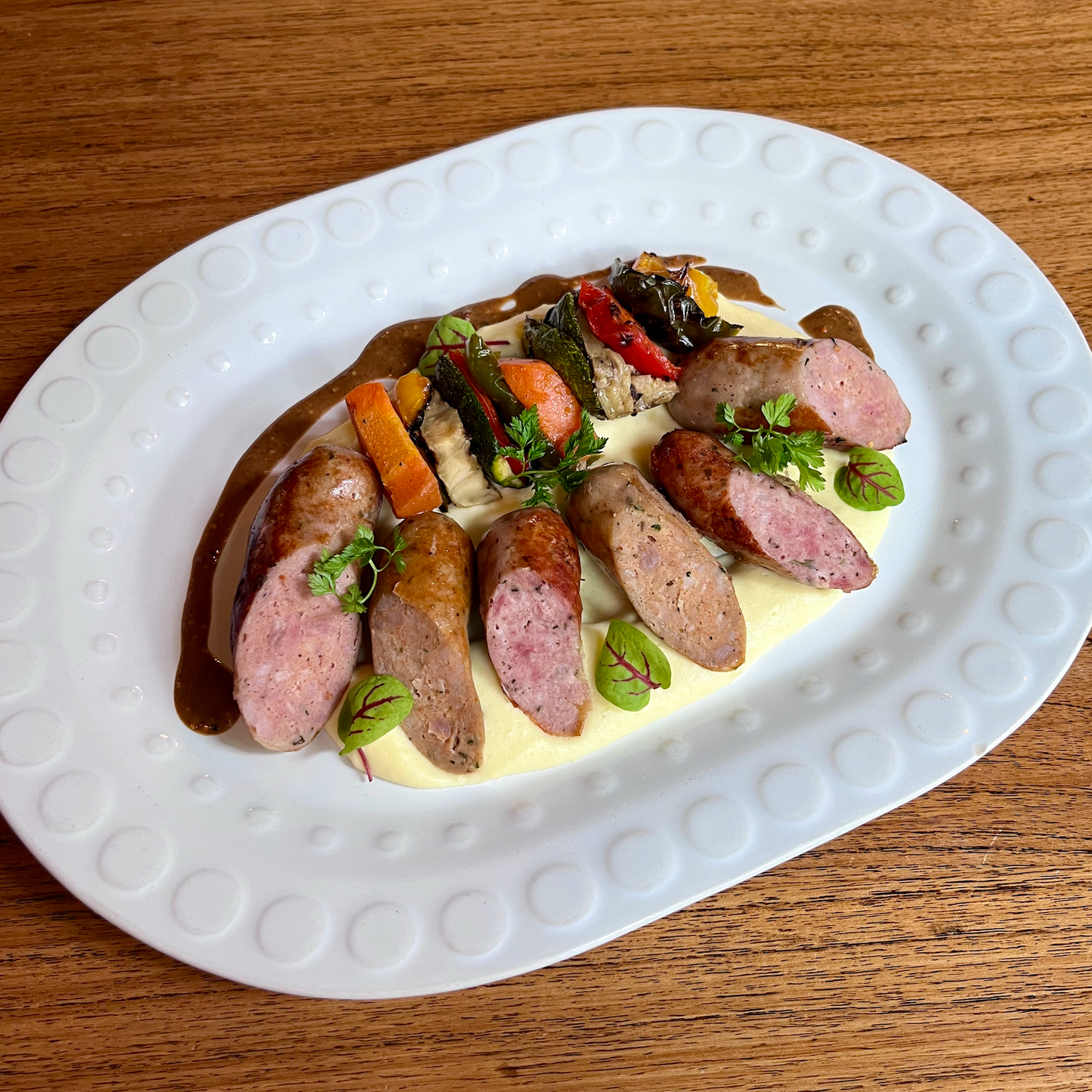 HOMEMADE SAUSAGE BOARD