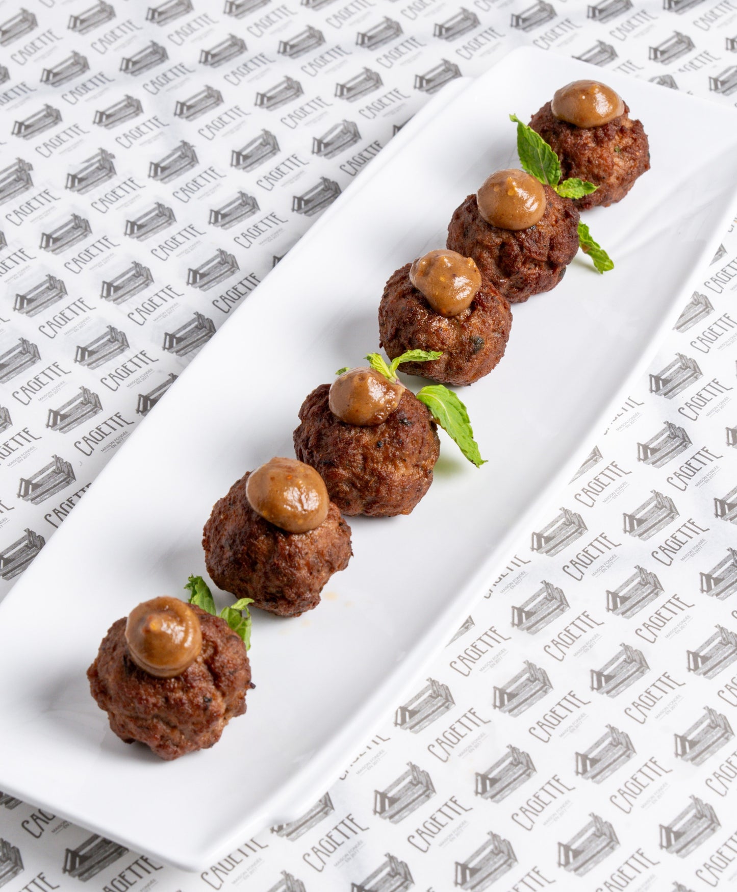 Spicy Sausage with Wholegrain Mayo
