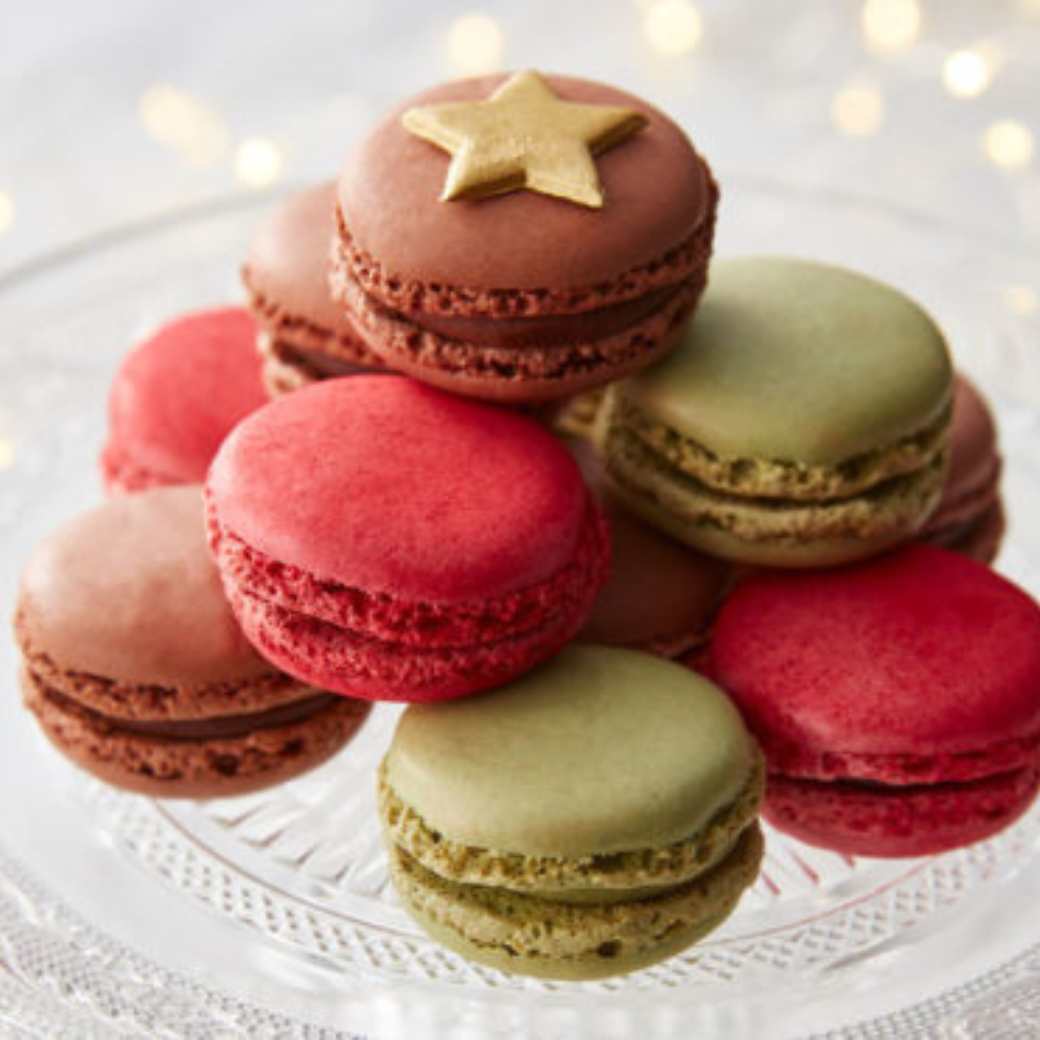 Christmas Macarons 6pcs ( from 21st of December)
