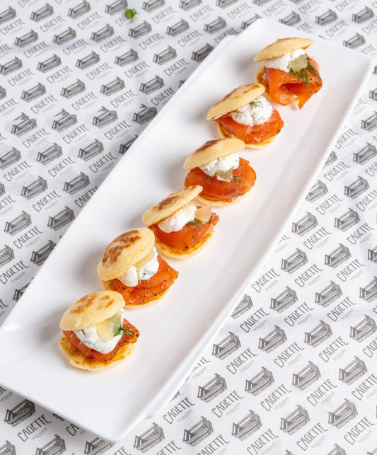 Salmon Blinis